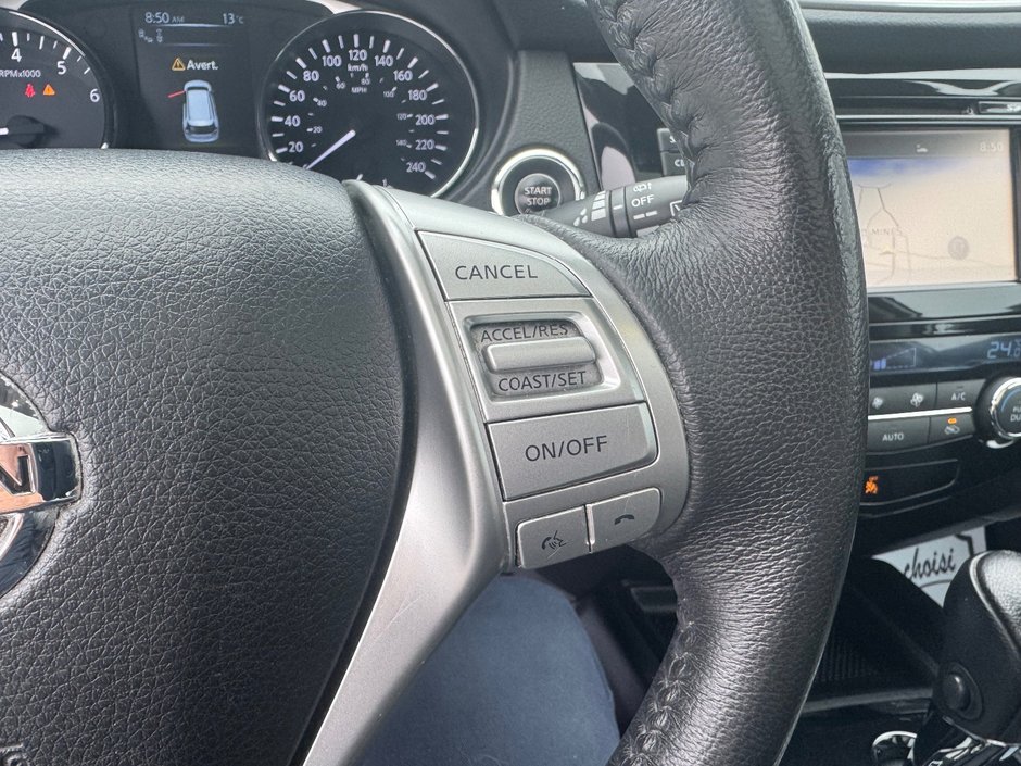 Nissan Rogue SL AWD CAMERA 360 HAYON ELECTRIQUE PAS ACCIDENTE 2016 INSPECTE+CUIR+SIEGE ELECTRIQUE+TOIT OUVRANT PANORAMIQUE+DETECTEUR D'ANGLES MORTS+RARIO SIRIUS+MAG 18