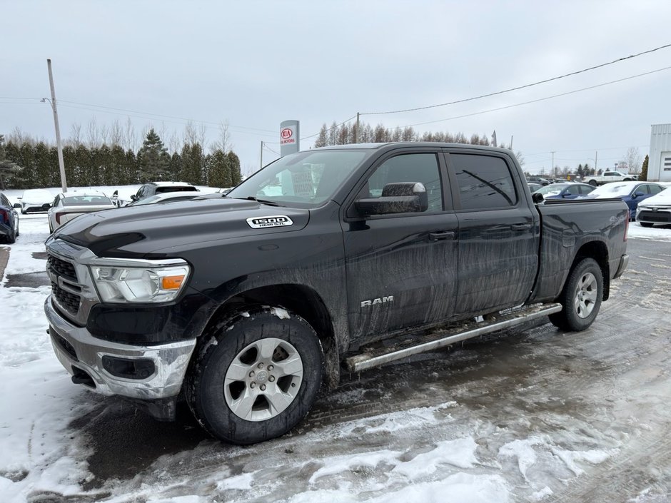 Ram 1500 Big Horn Crew Cab V8 4X4 PNEUS HIVER PAS ACCIDENTE 2022 INSPECTE+BOITE LONGUE+DEMARREUR+HITCH+MARCHE-PIEDS+COUVRE CAISSE+VOLANT CHAUFFANT