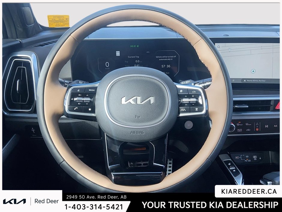 2025 Kia Sorento X-PRO Olive Brown Interior-10