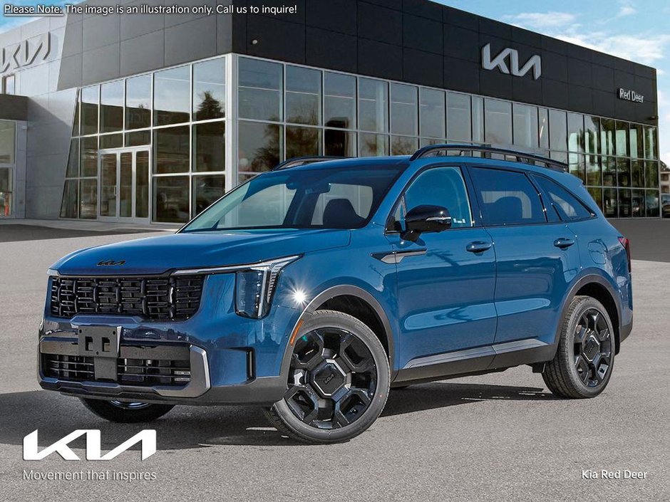 2025 Kia Sorento X-Line Limited Black Interior-0