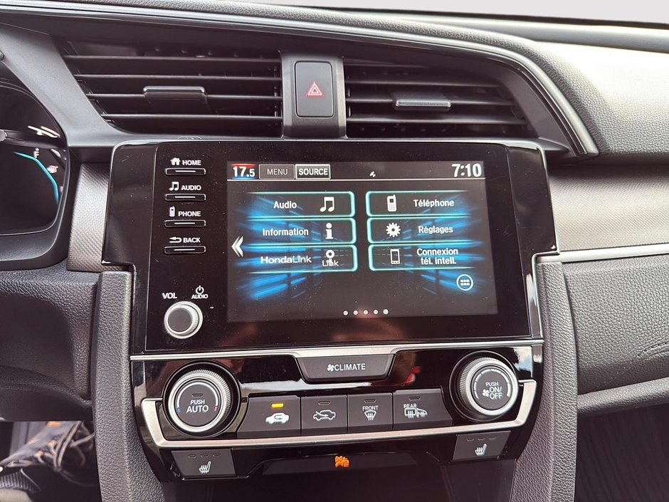 Honda Civic Sedan LX 2019 Régulateur de vitesses - Sièges chauffants - Apple Car Play