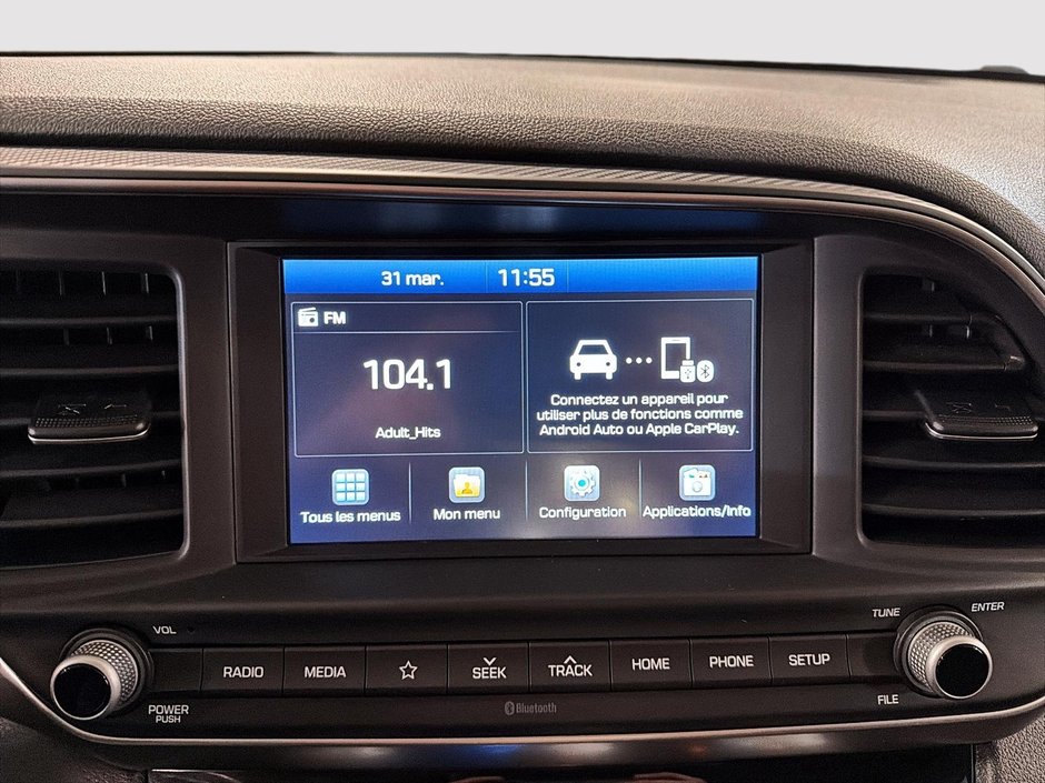 Hyundai Elantra Preferred 2020 Carplay + Sièges chauffants + Caméra de recul