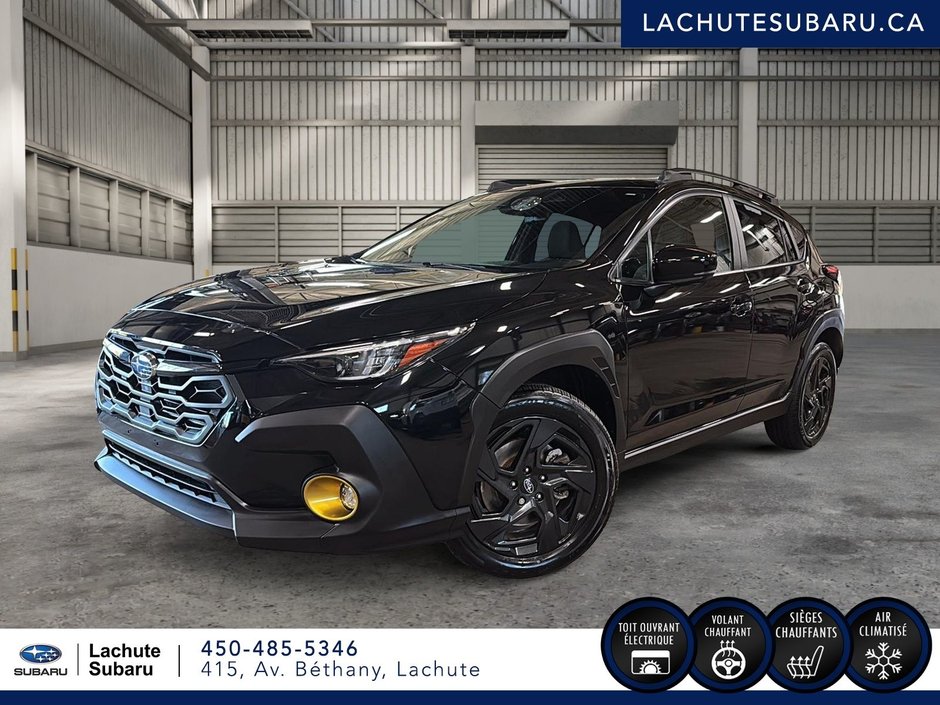 2024 Subaru Crosstrek Onyx 2.5L TOIT.OUVRANT+CARPLAY in Lachute, Quebec