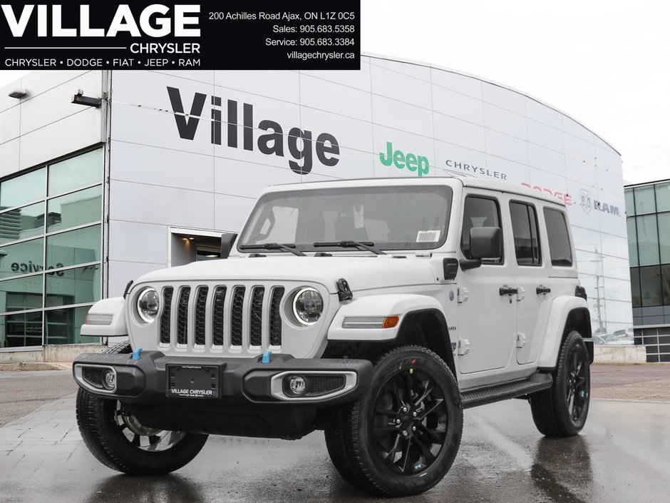 2023 Jeep Wrangler 4xe Sahara in Ajax, Ontario at Lakeridge Auto Gallery - w940px