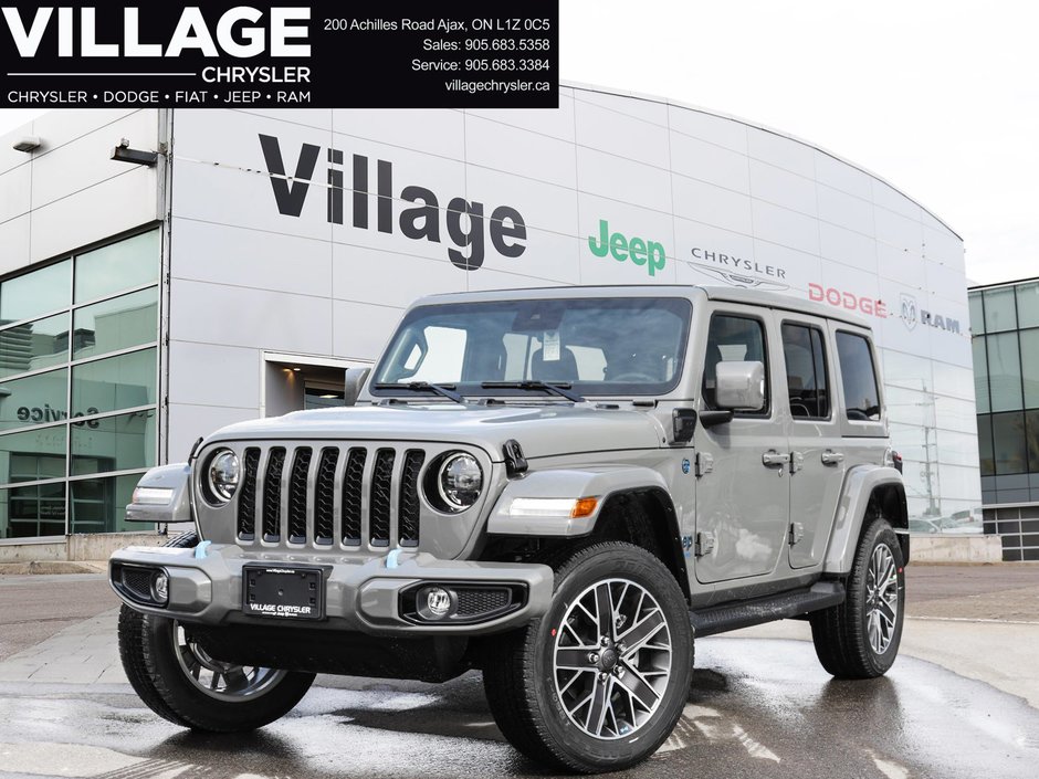 2023 Jeep Wrangler 4xe Sahara in Ajax, Ontario at Lakeridge Auto Gallery - w940px