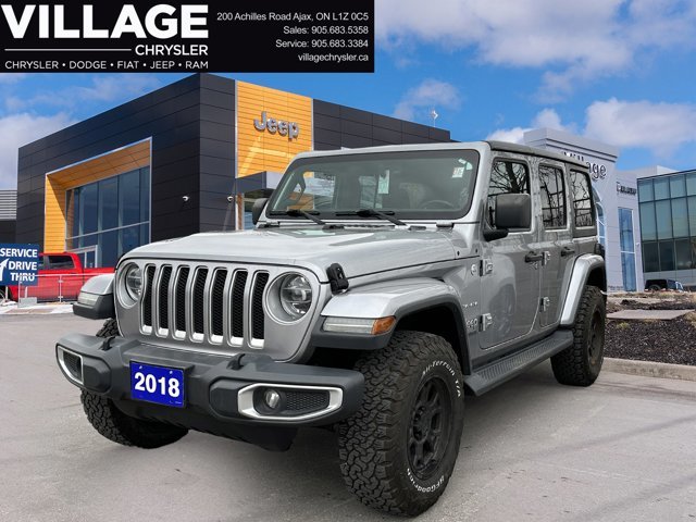 2018 Jeep Wrangler Unlimited Sahara in Ajax, Ontario at Lakeridge Auto Gallery - w940px