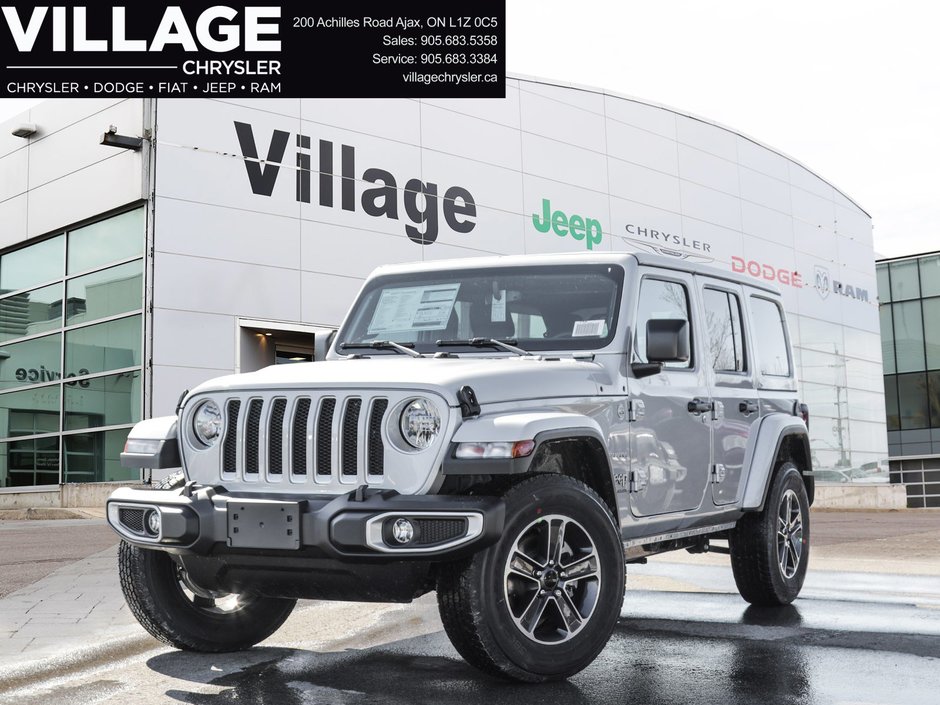 2023 Jeep Wrangler Sahara in Ajax, Ontario at Lakeridge Auto Gallery - w940px