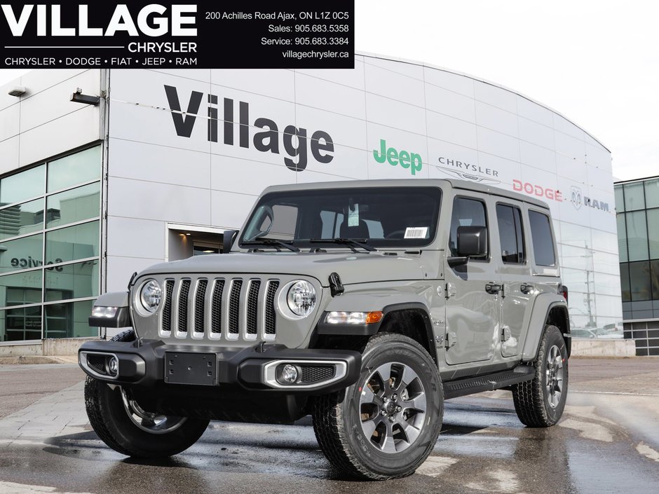 2023 Jeep Wrangler Sahara in Ajax, Ontario at Lakeridge Auto Gallery - w940px