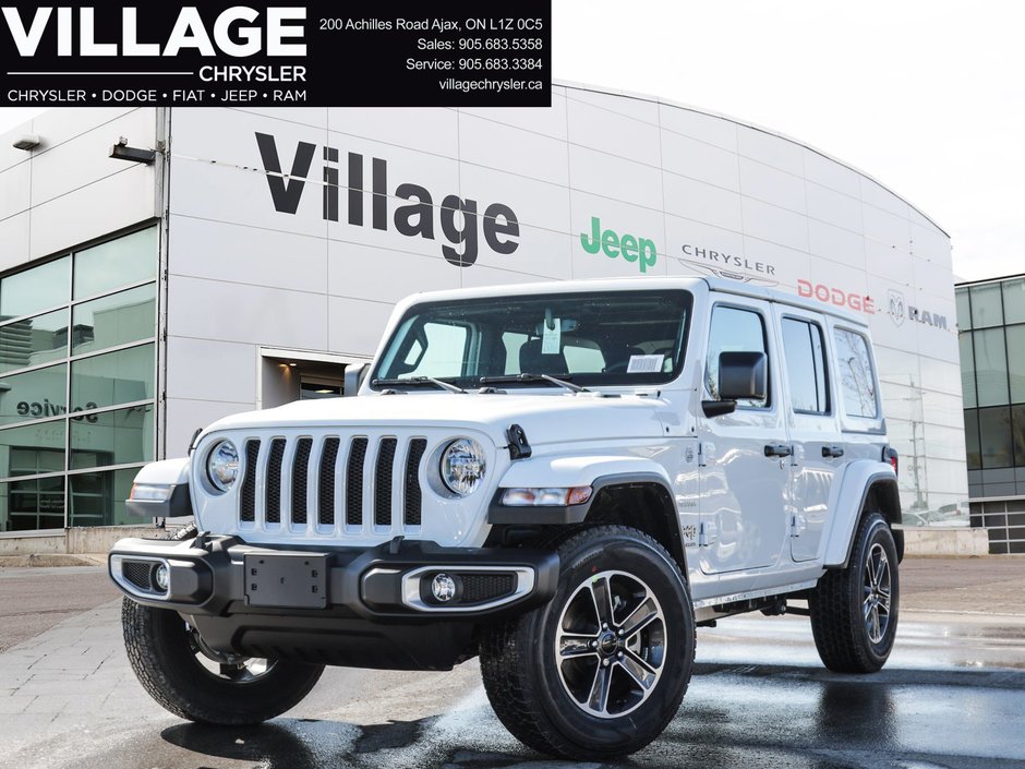 2023 Jeep Wrangler Sahara in Ajax, Ontario at Lakeridge Auto Gallery - w940px