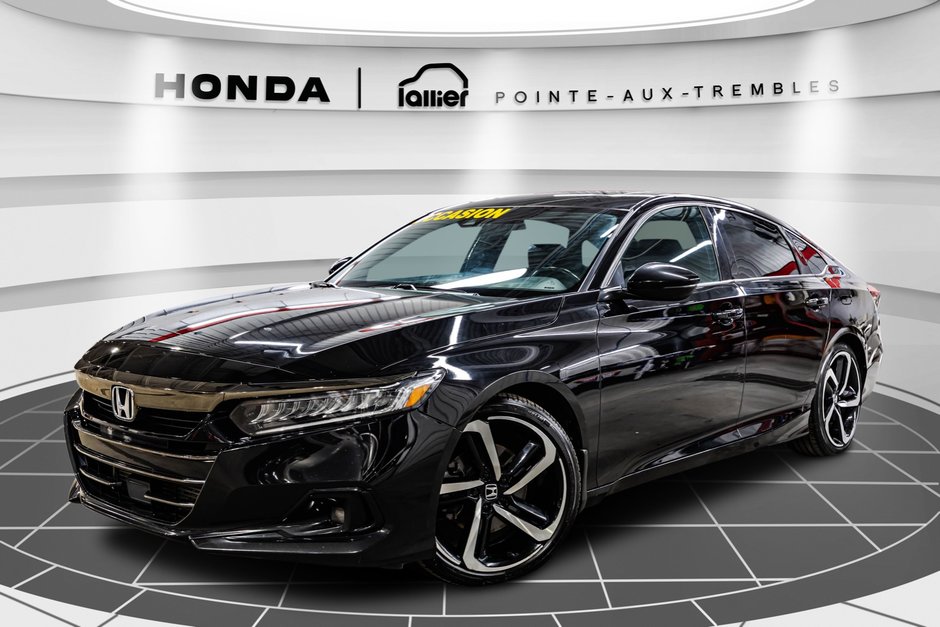 2021 Honda Accord Sedan Sport JAMAIS ACCIDENTÉ RETOUR DE LOCATION in Montreal, Quebec