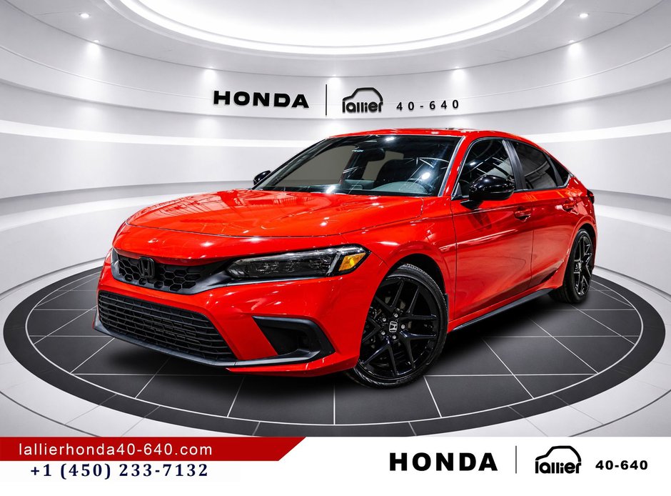 Honda Civic Hatchback SPORT/UN PROPRIÉTAIRE/JAMAIS ACCIDENTÉ 2023 à Montréal, Québec