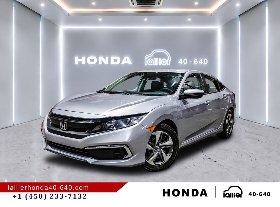 Honda Civic Sedan LX/UN PROPRIÉTAIRE/JAMAIS ACCIDENTÉ 2019 à Montréal, Québec