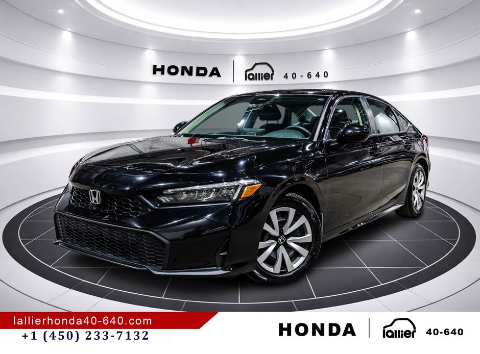 2025 Honda Civic Sedan LX/UN PROPRIO/JAMAIS ACCIDENTÉ in Montréal, Quebec