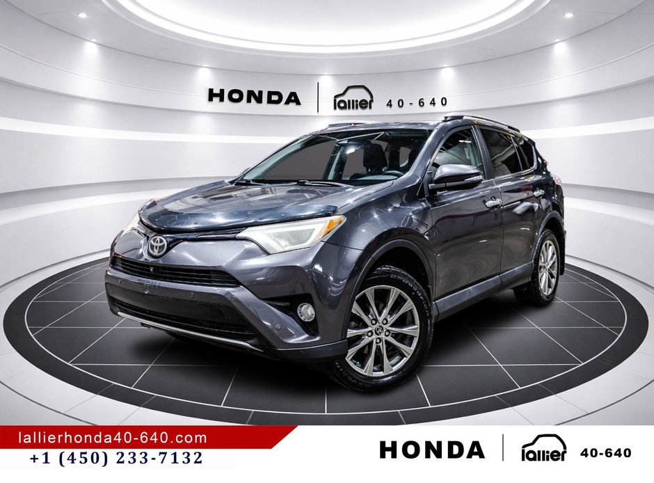 Toyota RAV4 Limited/INTÉRIEUR EN CUIR/TOIT OUVRANT/JBL 2016 à Montréal, Québec