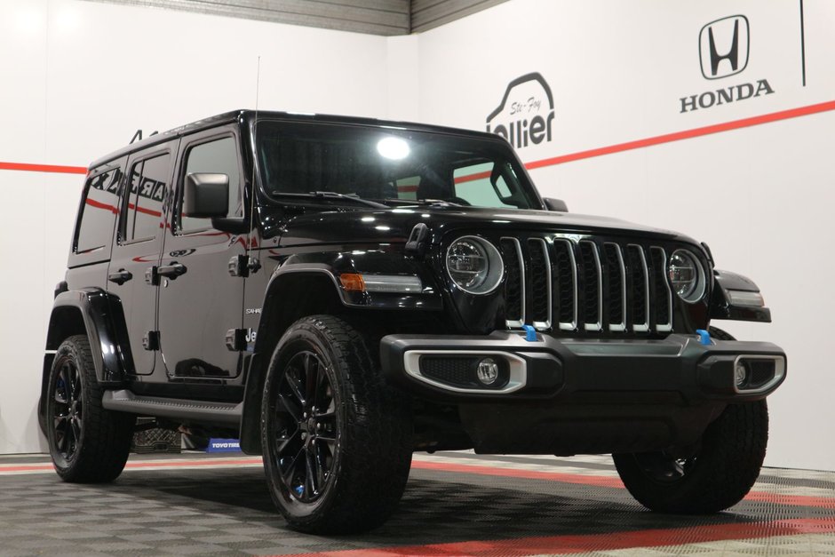 Jeep Wrangler 4xe Unlimited Sahara*CUIR* 2022 à Quebec, Québec