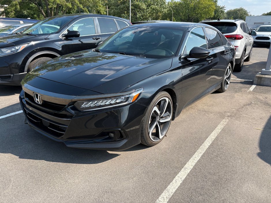 2021 Honda Accord Sedan Sport JAMAIS ACCIDENTÉ RETOUR DE LOCATION in , Quebec