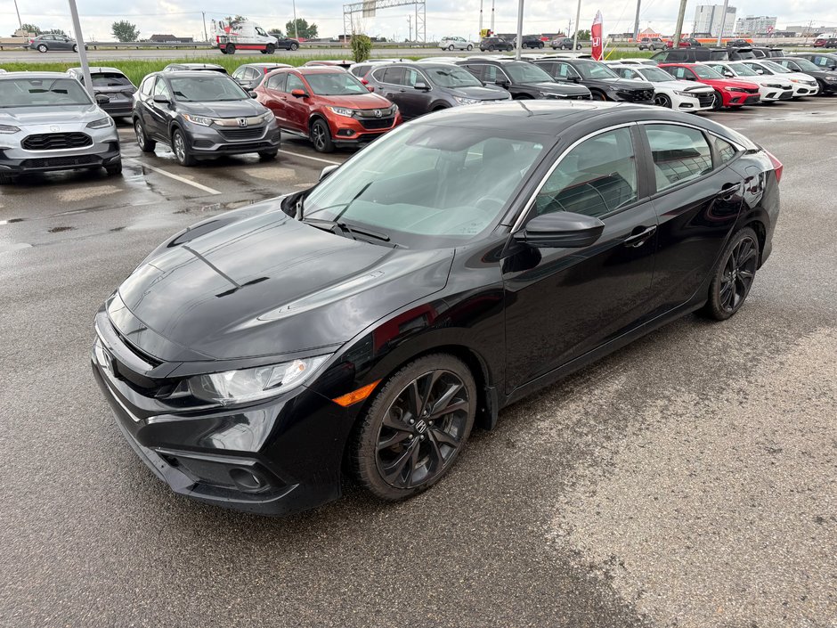 Honda Civic Sedan Sport/JAMAIS ACCIDENTÉ 2019 à Montréal, Québec