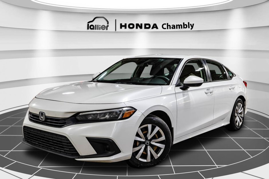 2022 Honda Civic LX JAMIS ACCIDENTÉ I CARPLAY I DEMARREUR I SIEGES CHAUFFANTS I CAMERA I SECURITE ACTIVE in , Quebec