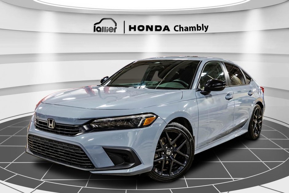 2023 Honda Civic Sport I TAUX 5.99% I TOIT OUVRANT I SIEGES ET VOLANT CHAUFFANTS I CARPLAY I SECURITÉ ACTIVE in Montréal, Quebec