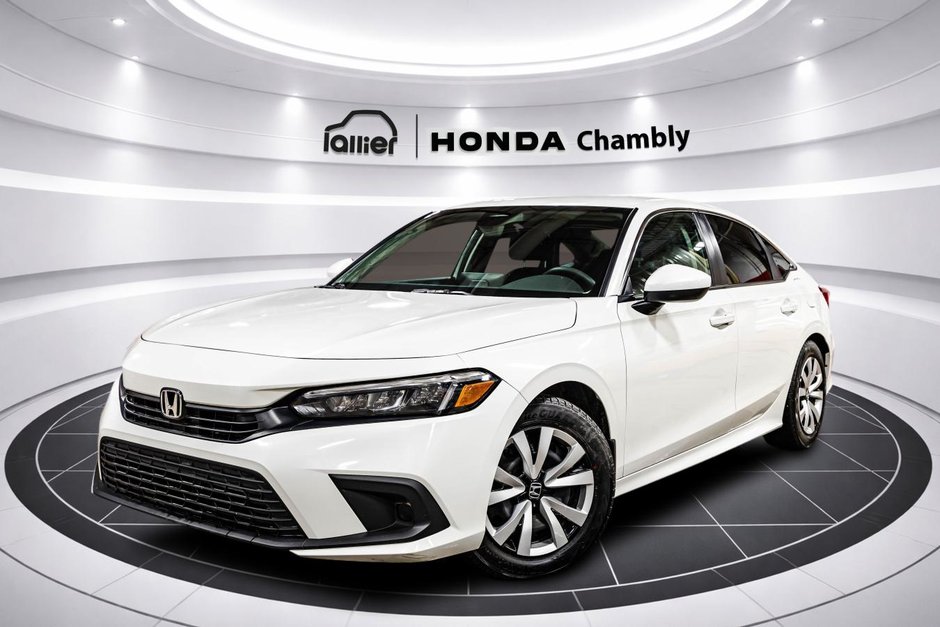 2024 Honda Civic LX-B 1 PROPRIO I JAMAIS ACCIDENTÉ I SIEGES CHAUFFANTS I CARPLAY I DEMARREUR I  SECURITE ACTIVE in Montréal, Quebec