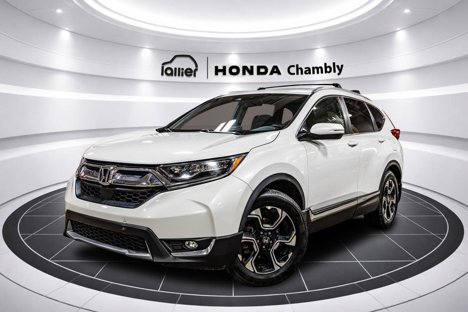 2019 Honda CR-V Touring AWD CARPL;AY I TOIT PANORAMIQUE I SIEGES CHAUFFANTS I CUIR I GPS I MAGS I DEMARREUR in Montréal, Quebec