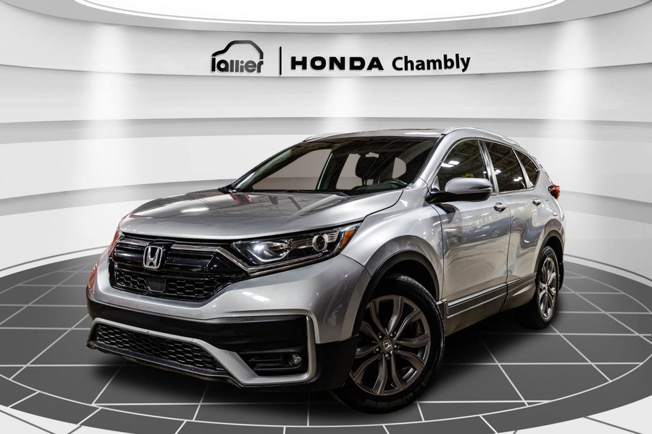Honda CR-V Sport AWD CARPLAY I TOIT OVRANT I MAGS I DEMARREUR I SIEGES CHUAFFANTS I SECURITE ACTIVE 2021 à Montréal, Québec