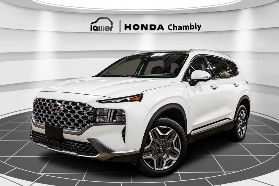 2022 Hyundai Santa Fe Hybrid Luxry JAMAIS ACCIDENTÉ I CUIR I TOIT PANOTAMIQUE I SIEGES CHAUFFANTS ET VENTILÉS  I SECURITE ACTIVE in Montréal, Quebec