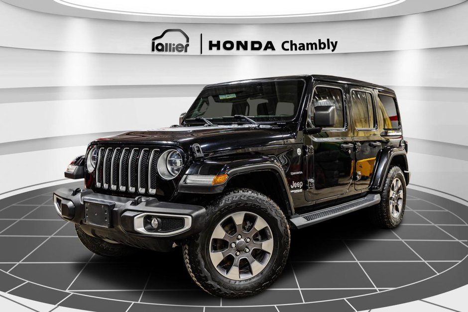 2020 Jeep Wrangler Sahara 4x4 SKYROOF I CUIR I JAMAIS ACCIDENTÉ I DEMARREUR I MAGS I SIEGES CHAUFFANTS I CAMERA in Montréal, Quebec