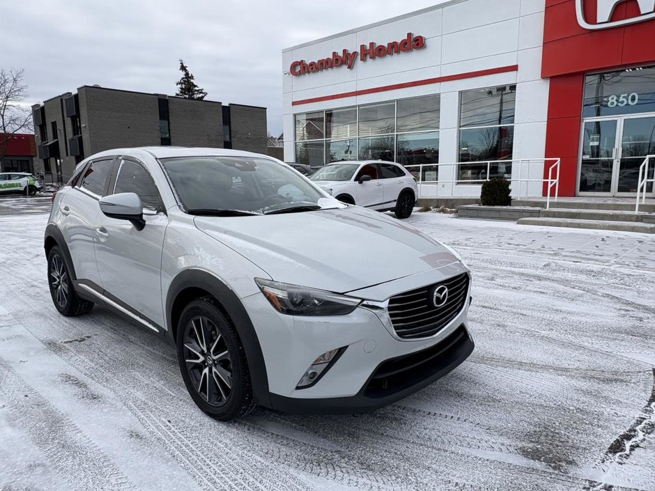 2018 Mazda CX-3 GT AWD CUIR I TOIT OUVRANT I SIEGES ET VOLANT CHAUFFANTS I CAMÉRA I BLUETOOTH in , Quebec