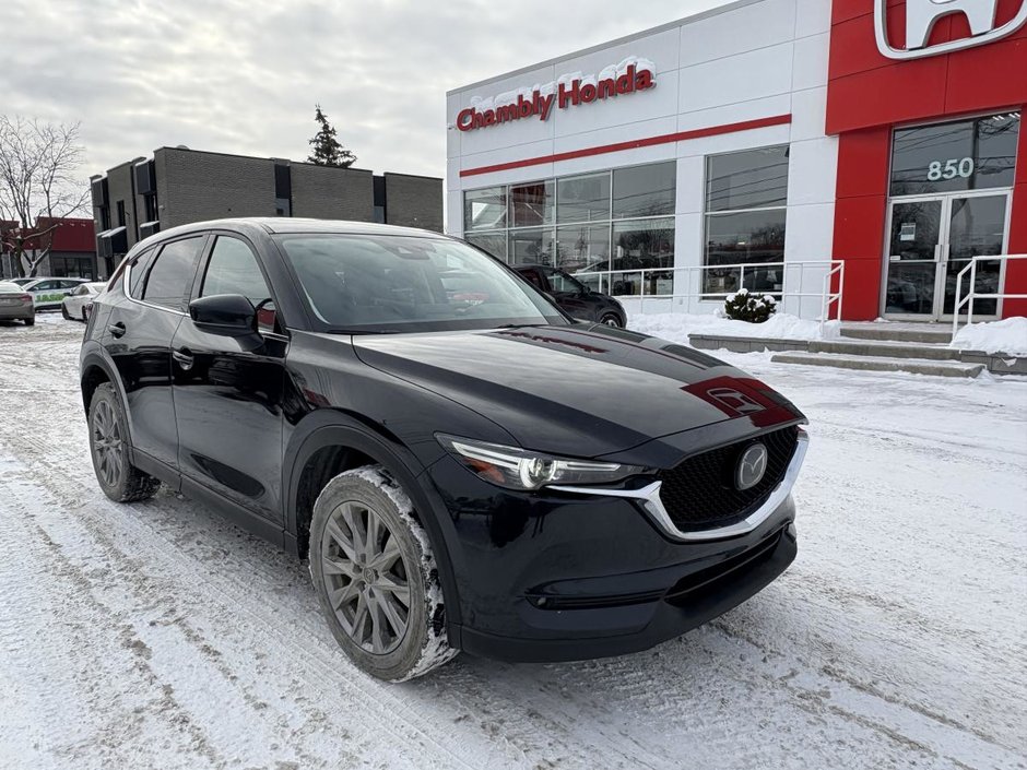 Mazda CX-5 GT AWD JAMAIS ACCIDENTÉ I CUIR I TOIT OUVRANT I MAGS I CARPLAY I SIEGES CHAUFFANTS I SECURITE ACTIVE 2021 à , Québec