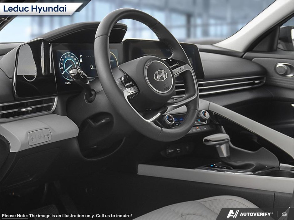 2026 Hyundai Elantra Hybrid Luxury Two-Tone Interior-9