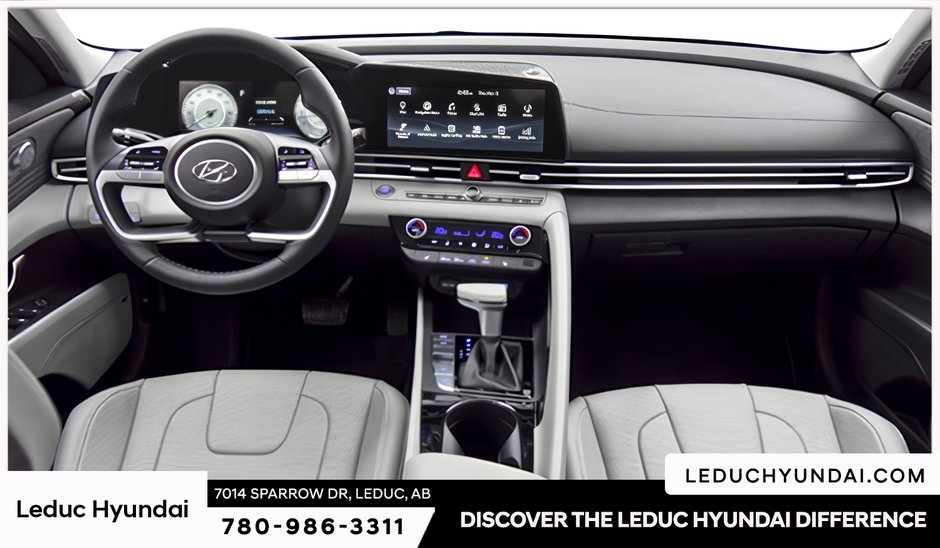 2026 Hyundai Elantra Hybrid Luxury Two-Tone Interior-5
