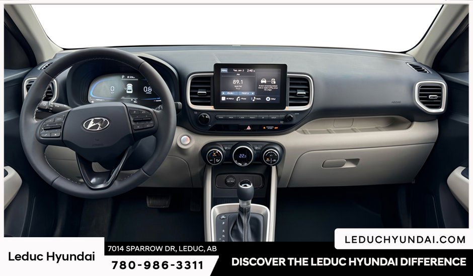 2025 Hyundai Venue Ultimate - Black interior-4