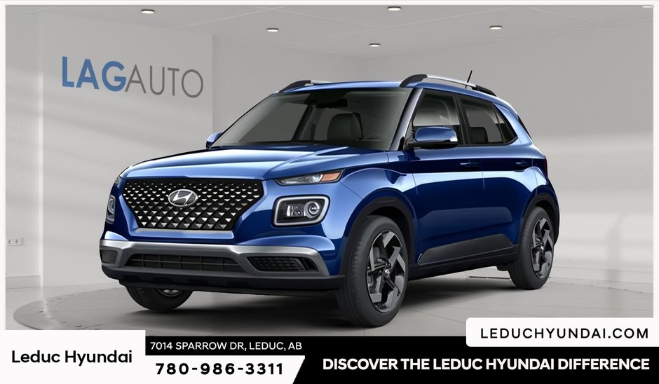 2025 Hyundai Venue Ultimate - Black interior in Leduc, Alberta