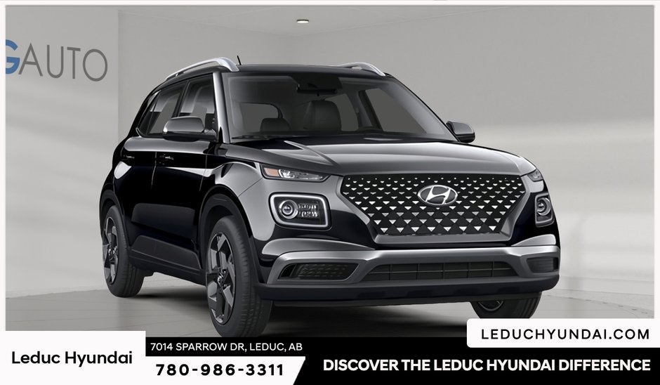 2026 Hyundai Venue Ultimate - Black interior in Leduc, Alberta