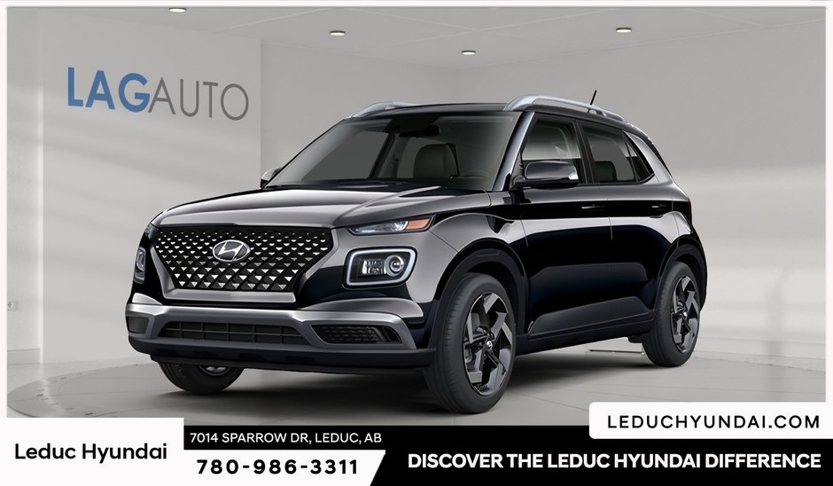 2026 Hyundai Venue Ultimate - Black interior in Leduc, Alberta
