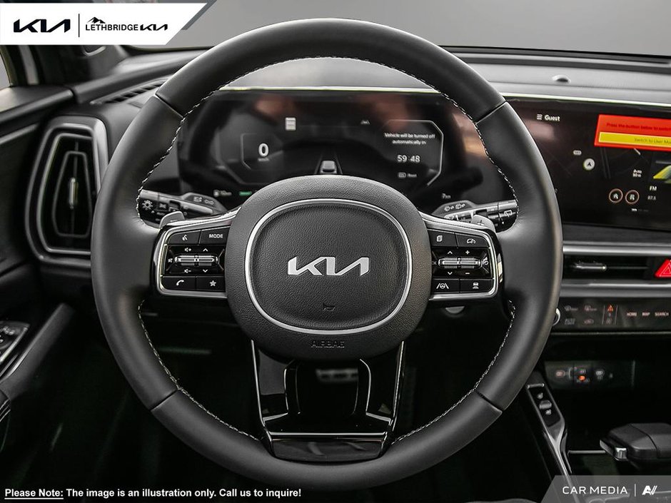 2025 Kia Sorento X-PRO Olive Brown Interior-11