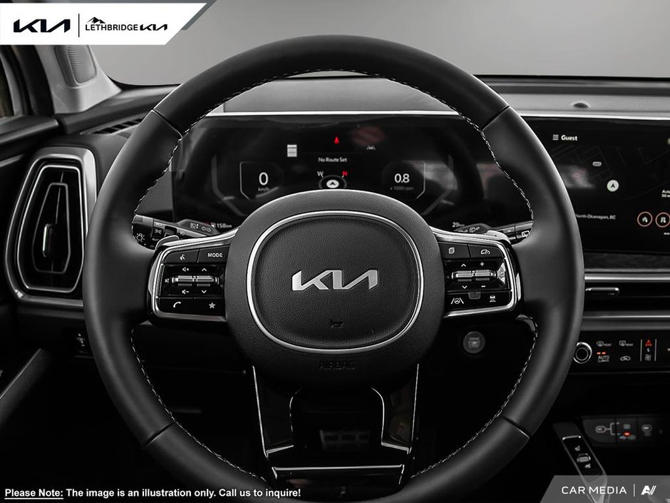 2025 Kia Sorento X-Line Limited Black Interior-9