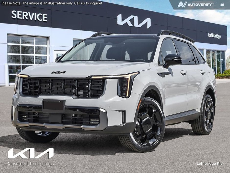 2025 Kia Sorento X-Line Limited Black Interior-0