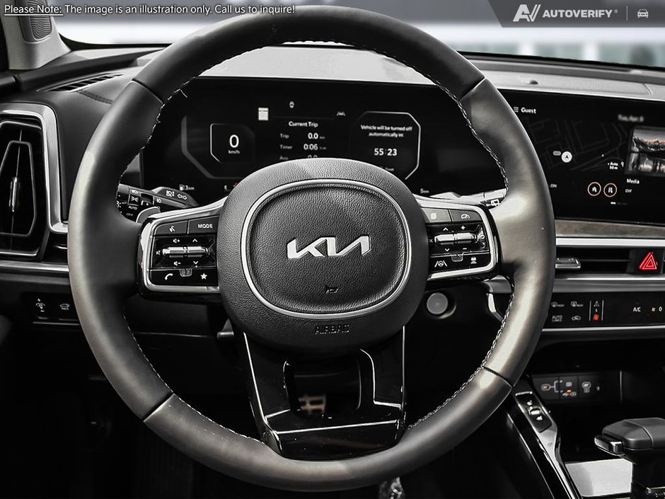 2025 Kia Sorento X-Line Limited Black Interior-11