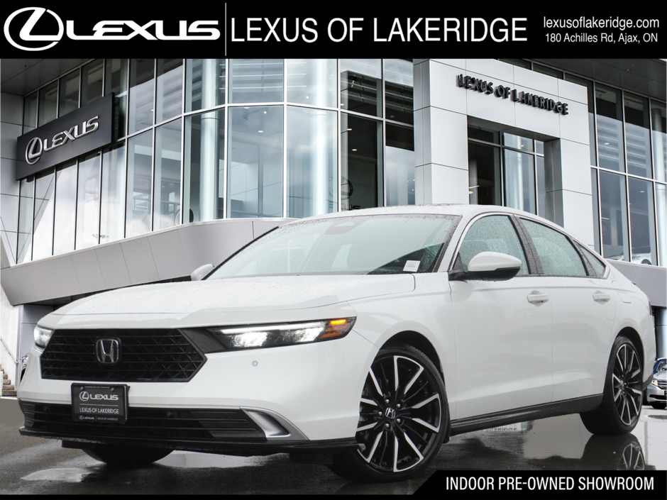 2024 Honda Accord TOURING HYBRID|HUD|CARPLAY|WIRELESS|MOONROOF|BSM in Ajax, Ontario at Lexus of Lakeridge - w940px
