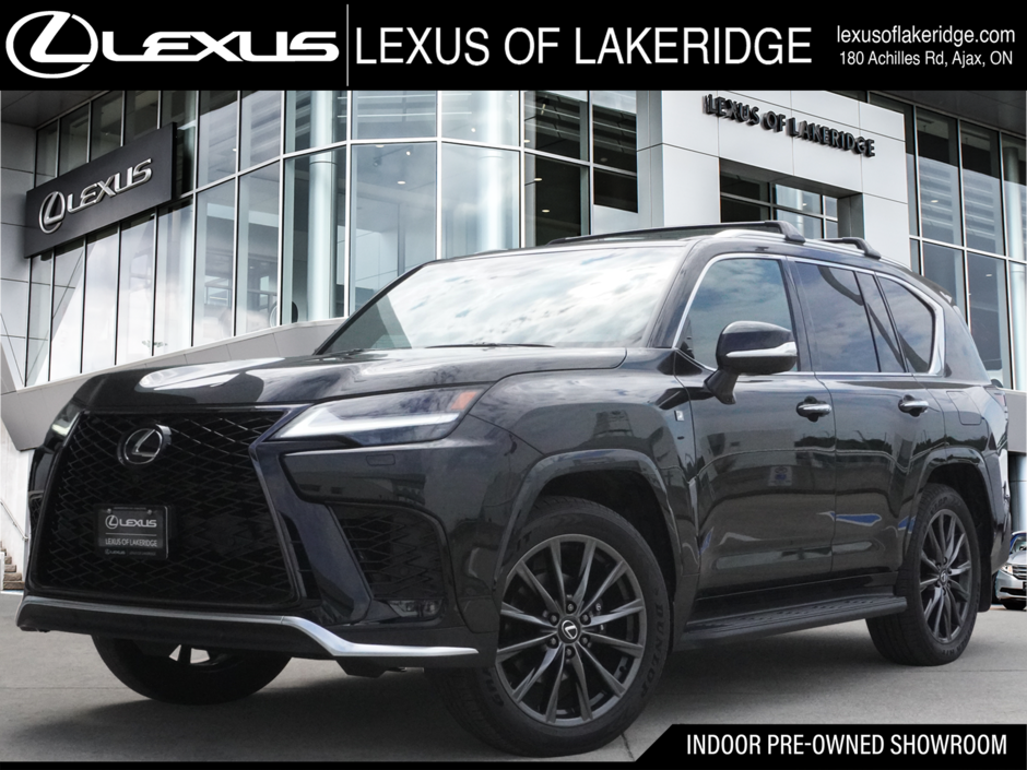 2026 Lexus LX 600 F SPORT 1|MASSAGE SEATS|M/LEVINSON|COOL BOX|HUD in Ajax, Ontario at Lexus of Lakeridge - w940px