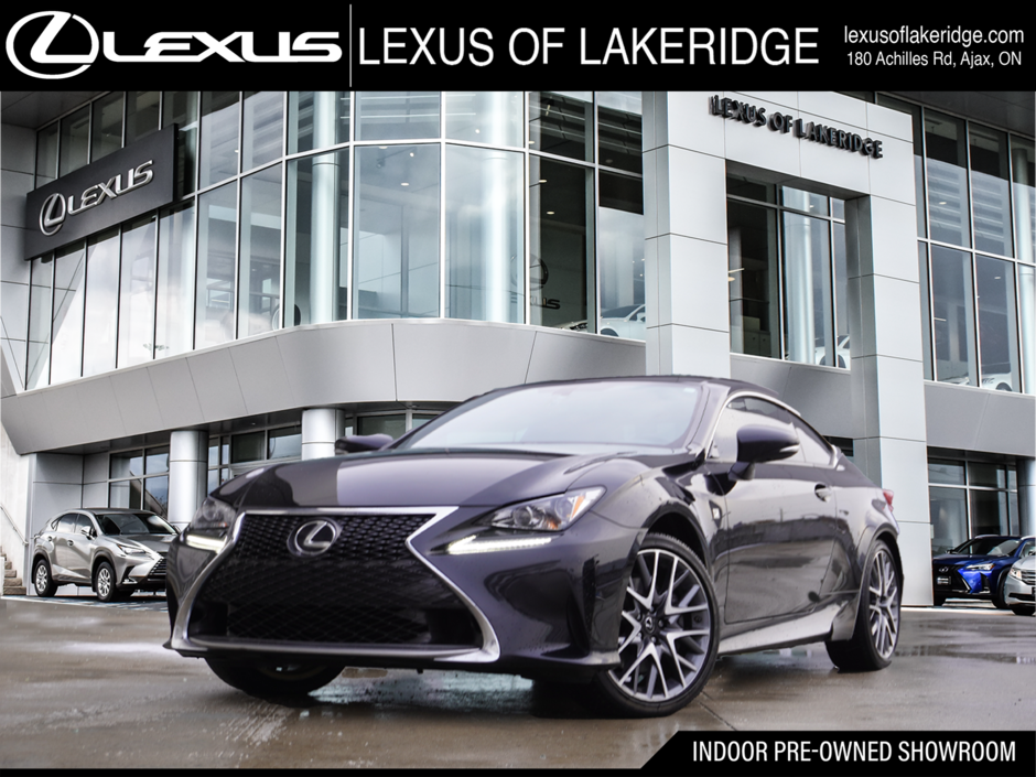 2017 Lexus RC 300 AWD FSPORT1|7 DISPLAY|NAVI|MOONROOF|H/STEERING in Ajax, Ontario at Lexus of Lakeridge - w940px