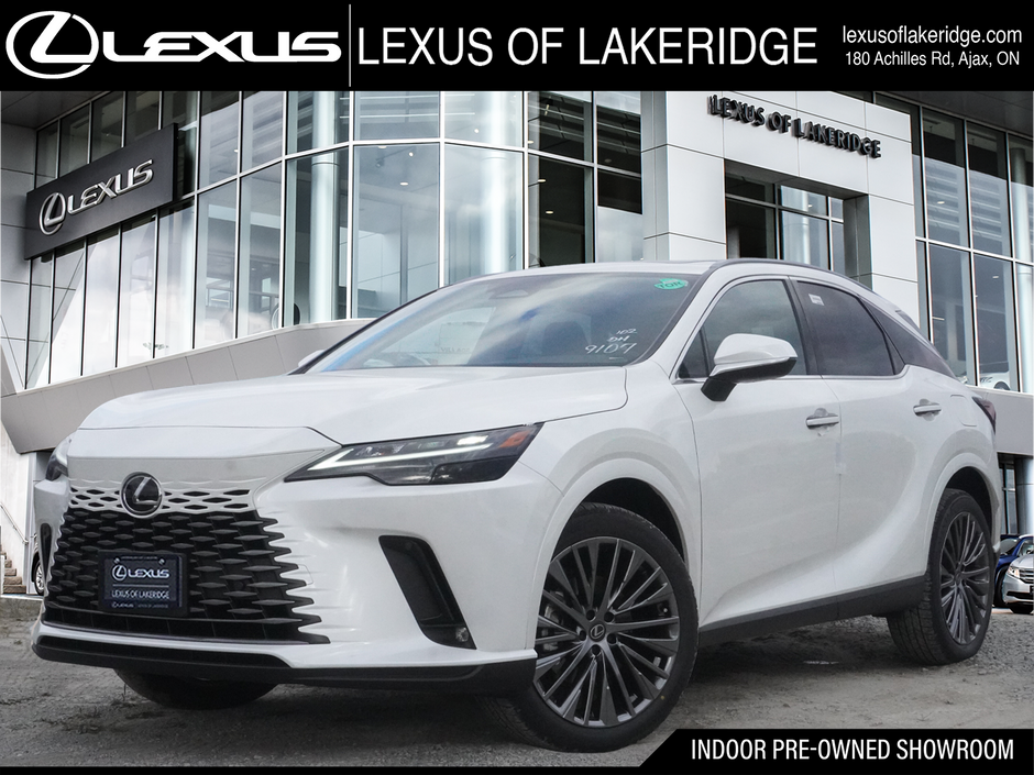 2026 Lexus RX 450h + ULTRA PREMIUM|H/V FRONT SEATS|MOONROOF|CARPLAY in Ajax, Ontario at Lexus of Lakeridge - w940px