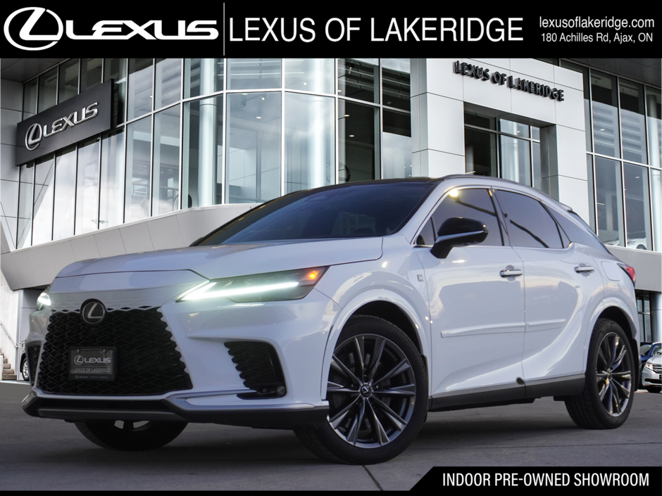 2024 Lexus RX 350 F SPORT 3|M/LEVINSON|HUD|SELF PARK|360 CAM in Ajax, Ontario at Lexus of Lakeridge - w940px