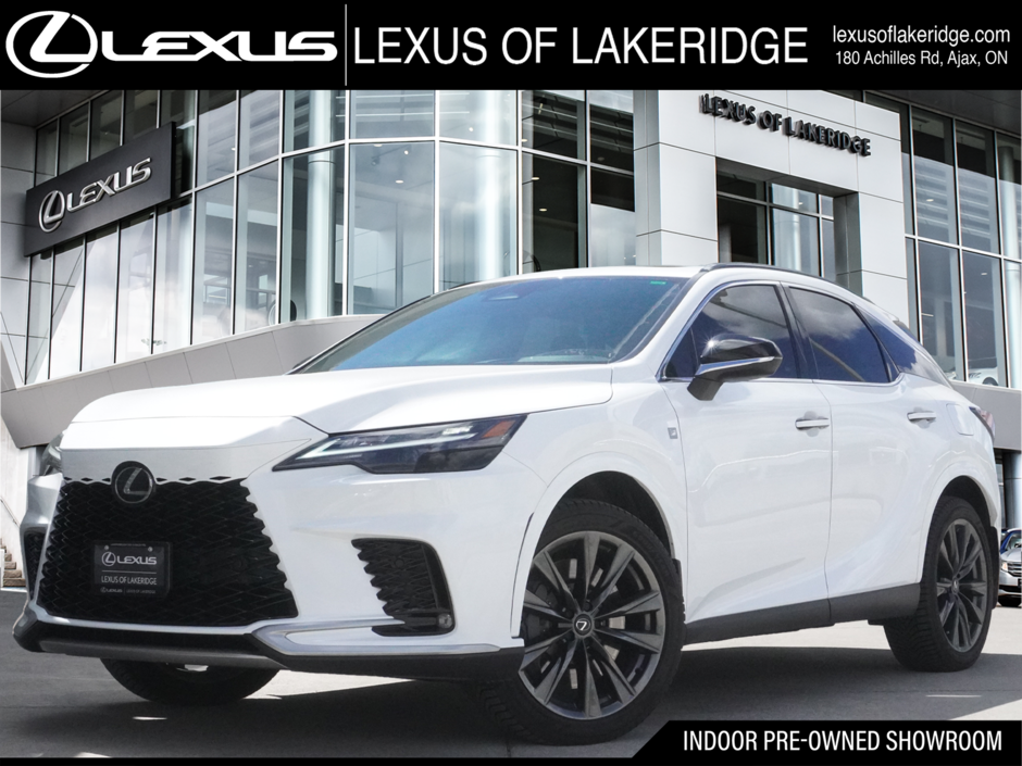 2025 Lexus RX 350 F SPORT 1|H/V FRONT SEATS|CARPLAY|MOONROOF|HUD in Ajax, Ontario at Lexus of Lakeridge - w940px