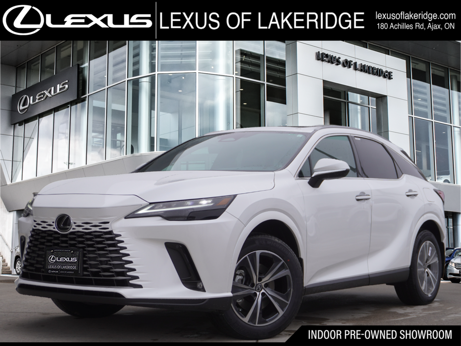 2026 Lexus RX 350h PREMIUM|9.8 DISPLAY|CARPLAY|B/SPOT|MOONROOF in Ajax, Ontario at Lexus of Lakeridge - w940px