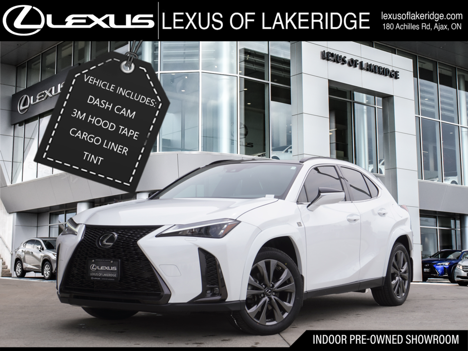2024 Lexus UX 250h AWD FSPORT|MOONROOF|H/STEERING|H/V FRONT SEATS|LED in Ajax, Ontario at Lexus of Lakeridge - w940px