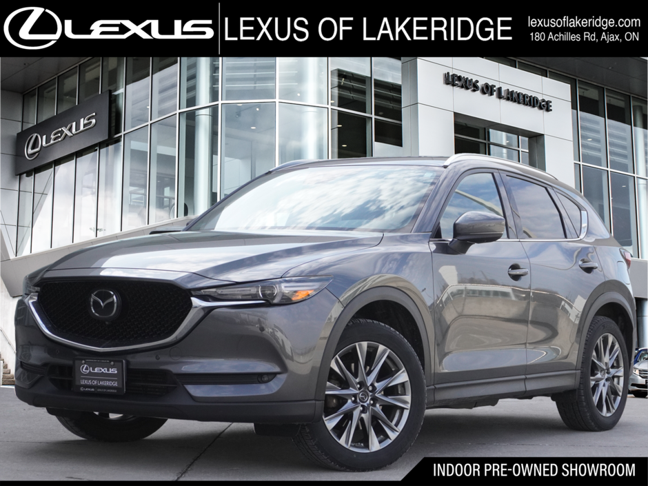 2020 Mazda CX-5 SIGNATURE AWD|NAVI|H/STEERING|BOSE|MOONROOF|HUD in Ajax, Ontario at Lexus of Lakeridge - w940px