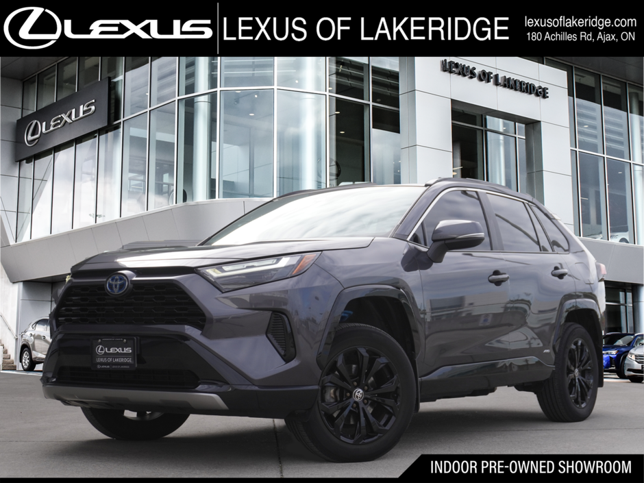 2022 Toyota RAV4 Hybrid SE AWD|MOONROOF|HEATED FRONT SEATS|NAVI|H/STEERING in Ajax, Ontario at Lexus of Lakeridge - w940px